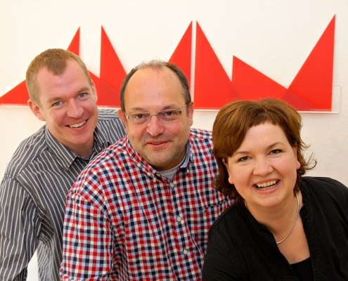Die Leitung der Musikschule (v.l.): Martin Behm, Andreas Bertheau, Katrin Morgenstern