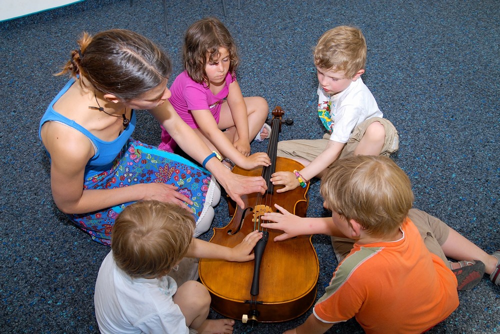Instrumentenkarussell in der Musikschule Behm &bull; Bertheau & Morgenstern