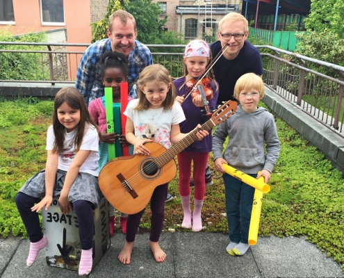 Miniband in the music school Musikschule Behm • Bertheau & Morgenstern