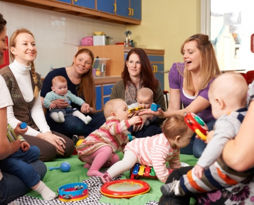 Musik mit Eltern und Kleinkindern in der Musikschule Behm • Bertheau & Morgenstern