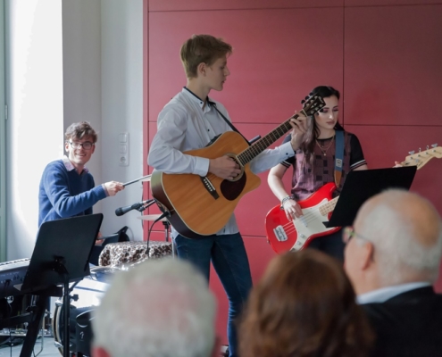 Performance of the music school Bertheau & Morgenstern at the spring reception of the Marburger Bund Berlin / Brandenburg