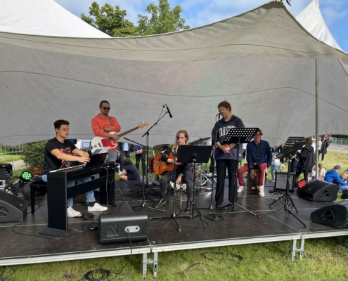 Schüler Lehrer Band auf dem Stadtteilfest in Bornstedt am 04.09.2021