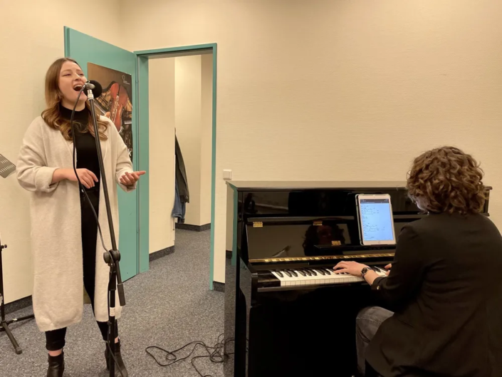 Class audition as a hybrid event